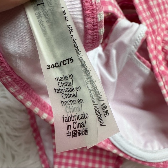 🎠[ VS ] Pink Gingham Bikini - Picture 8 of 12